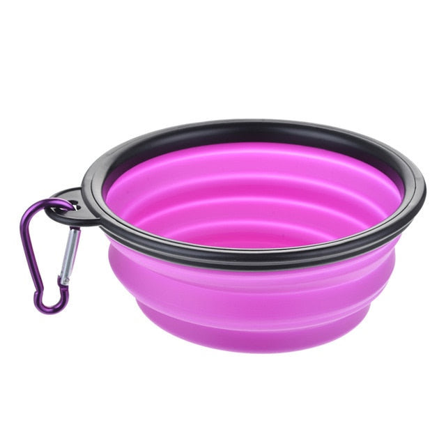 Repas Poilu™ – Gamelle de Voyage Pliable en Silicone | Eau & Nourriture | 24 Coloris