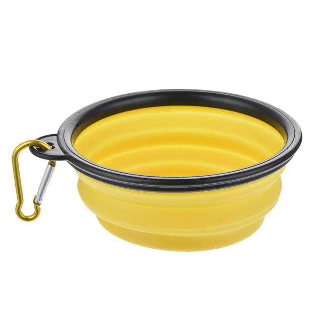 Repas Poilu™ – Gamelle de Voyage Pliable en Silicone | Eau & Nourriture | 24 Coloris