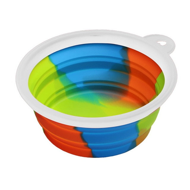 Repas Poilu™ – Gamelle de Voyage Pliable en Silicone | Eau & Nourriture | 24 Coloris