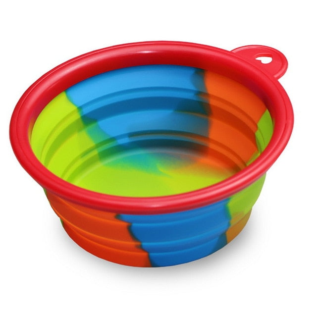 Repas Poilu™ – Gamelle de Voyage Pliable en Silicone | Eau & Nourriture | 24 Coloris