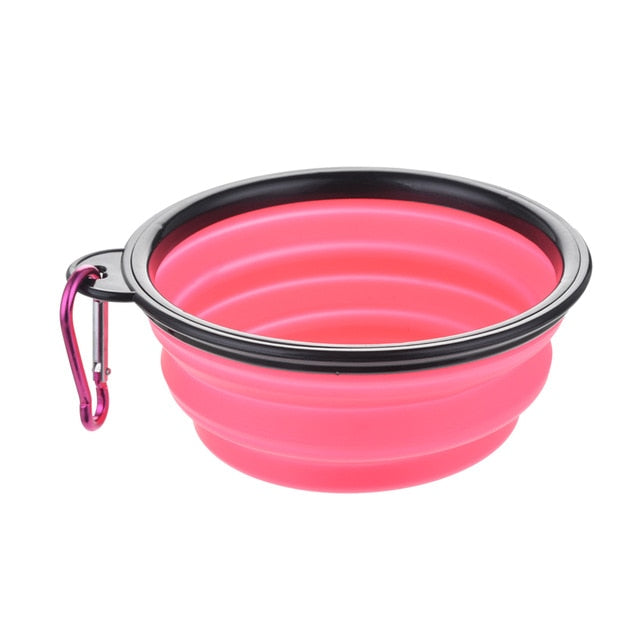 Repas Poilu™ – Gamelle de Voyage Pliable en Silicone | Eau & Nourriture | 24 Coloris