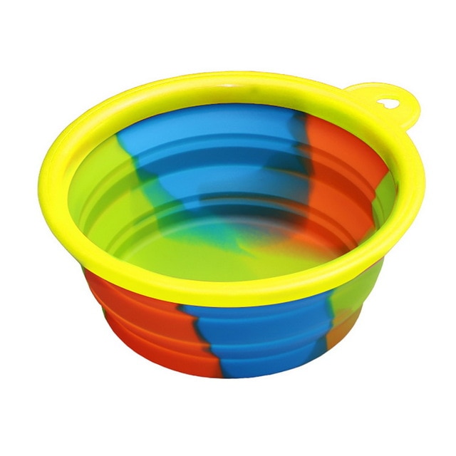 Repas Poilu™ – Gamelle de Voyage Pliable en Silicone | Eau & Nourriture | 24 Coloris