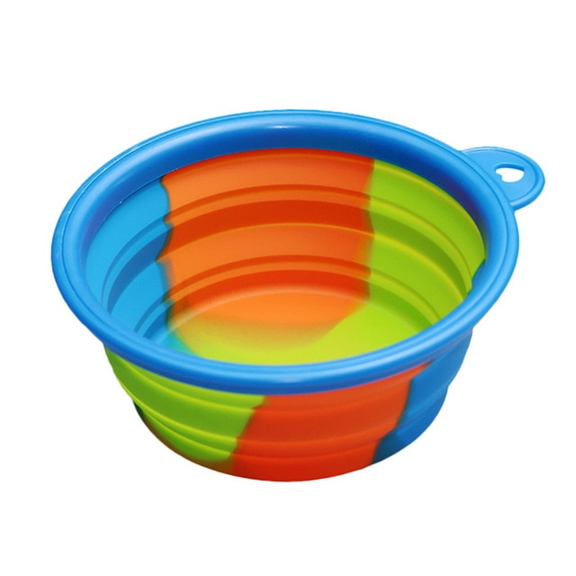 Repas Poilu™ – Gamelle de Voyage Pliable en Silicone | Eau & Nourriture | 24 Coloris