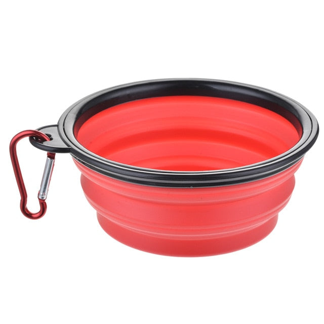Repas Poilu™ – Gamelle de Voyage Pliable en Silicone | Eau & Nourriture | 24 Coloris
