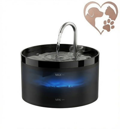 HydraPoilu™ – Fontaine Design Robinet 3,2L | Ultra-Silencieuse ≤25 dB & Filtration Multi-Étages | Noire